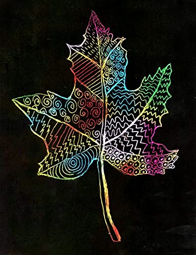 Papel Mágico com bastão, Off Paper, contém 5 folhas no formato A4, Multicolor, 10426,