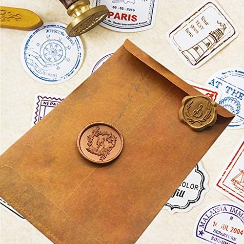 RayLineDo® 20pcs Retro Kraft Paper Letter Envelopes (16x11cm) Vintage Style Brown Envelopes - Image 5