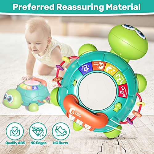 CUTE-STONE-Baby-Toys-6-to-12-Months-Musical-Turtle-Crawling-Baby-Toys-for-12-18-Months-Early-Learning-Educational-Toy-with-Light-SoundToy-for-Infant-Toddler-Boy-Girl-7-8-9-10-11-12-Month CUTE-STONE-Baby-Toys-6-to-12-Months-Musical-Turtle-Crawling-Baby-Toys-for-12-18-Months-Early-Learning-Educational-Toy-with-Light-SoundToy-for-Infant-Toddler-Boy-Girl-7-8-9-10-11-12-Month