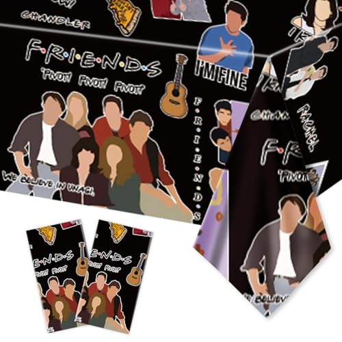 AILIMY 2Pcs Friends Birthday Party Decorations Disposable Friend Giving Plastic Tablecloth for TV Shower Decorations Friend Themed Tablecloth Supplies Friends Party Supplies AILIMY 2Pcs Friends Birthday Party Decorations Disposable Friend Giving Plastic Tablecloth for TV Shower Decorations Friend Themed Tablecloth Supplies Friends Party Supplies