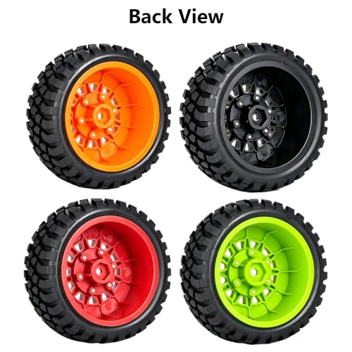 RC Short Course Truck Ready with Pre-Mounted Black On-Road Wheels and Tires - Image 5