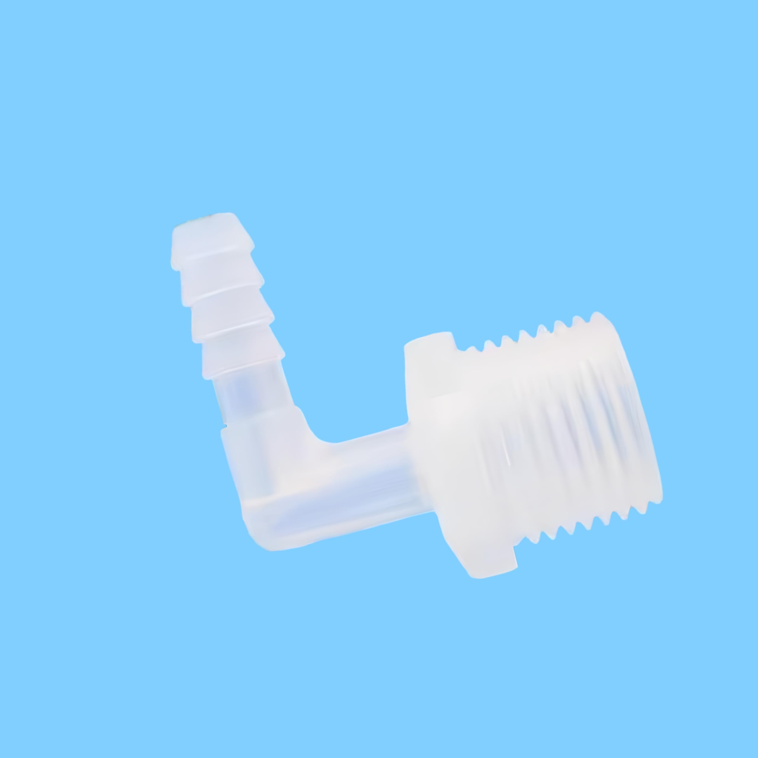 Plastikowa końcówka do węża PP, plastikowa Adapter montażowy 1/2G męski na 3/8 cala, 1 opakowanie płynne paliwo
