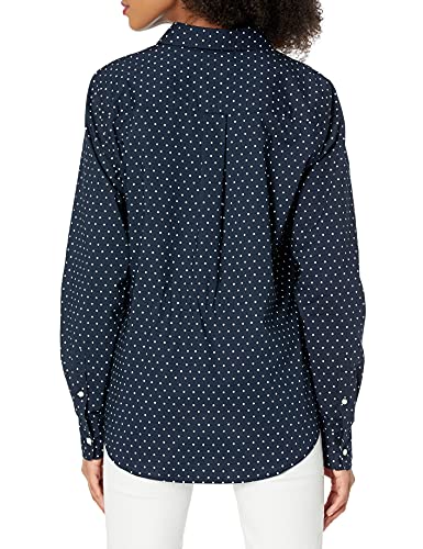 Image of Amazon Essentials Women's Regular-Fit Long-Sleeve Button-Down Cotton Poplin Shirt, Business Casual