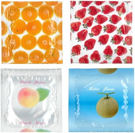 Amazon コンドームお試しパック 4個入り フルーツフレーバー 4種 中西ゴム 4種 1個 計4個入り 業務用スキン小分け バラ売り コンドーム Amazon コンドームお試しパック 4個入り フルーツフレーバー 4種 中西ゴム 4種 1個 計4個入り 業務用スキン小分け バラ売り コンドーム