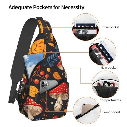 Bolso cruzado unisex deportivo ligero para viaje ajustable miniatura 4
