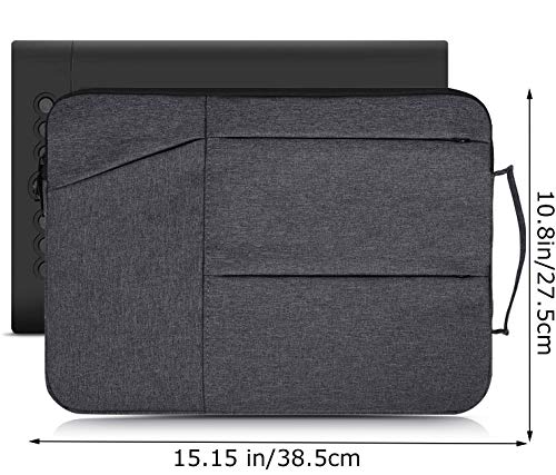 Drawing Tablet Case Carrying Bag Tablet Sleeve for Huion H610 Pro V2/XP-Pen Deco 01 V2, XP-Pen Artist12 Pro 11.6”, GAOMON M10K2018 10 x 6.25 inch, Huion Inspiroy H950P, UGEE M708 Graphics Tablet Case