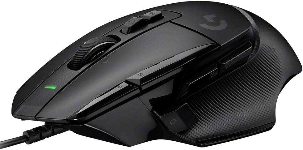 Logitech G502 X Wired Gaming Mouse - LIGHTFORCE Hybrid Optical-Mechanical Primary switches, Hero 25K Gaming Sensor, Compatible with PC/macOS/Windows - Black