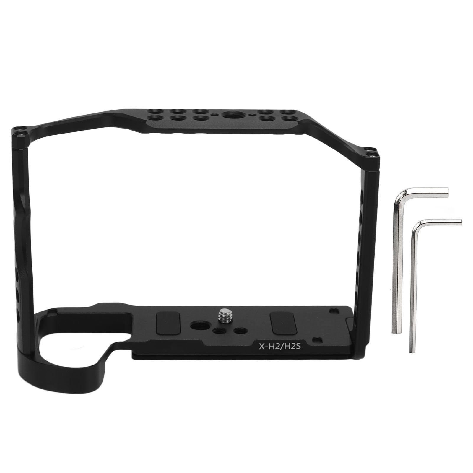 Denash Cámara de Aleación de Aluminio Rig de Producción de Video Protectora de Jaula Completa para X H2 X H2s con un Orificio de Rosca, para Control Deslizante/para Manija, 2 Llaves