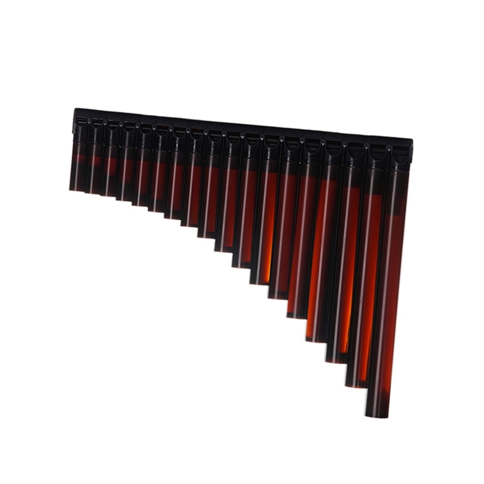 Panflöte Für Erwachsene Leicht Zu Erlernendes Panflöteninstrument Mit Mundstück 16 18 Pfeifen Für Unterrichten Und Spielen(Double18brown)