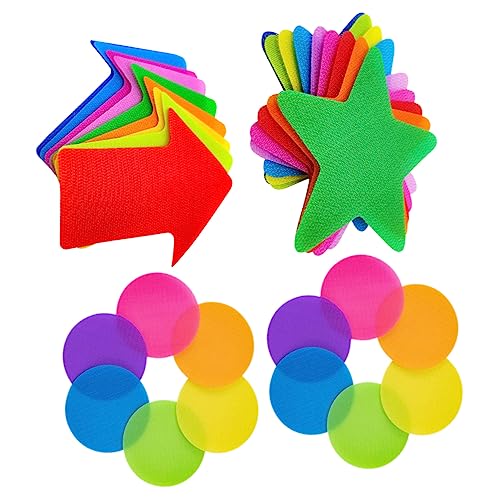 Veemoon 30pcs Carpet Dots Markers for Home Interesting Carpet Stickers Household Boys and Girls Spot Random Pack
