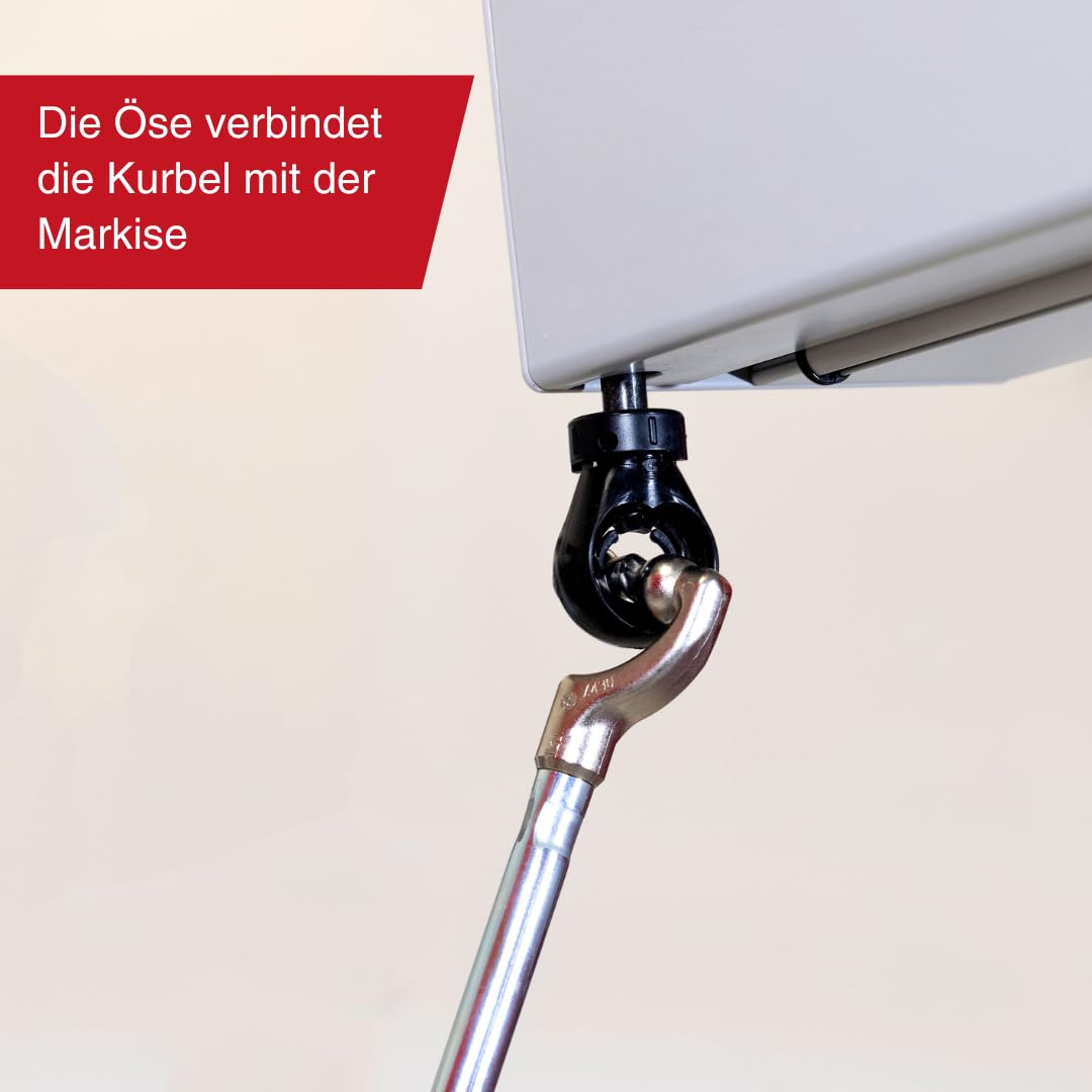 WAREMA se fr Markisengetriebe | schwarz | mit Anschlussbohrung fr  Getriebe mit 12 mm | Markisen-Ersatzteil bei Problemen mit Markisenantrieb  und Markisenmotor: Amazon.de: Garten