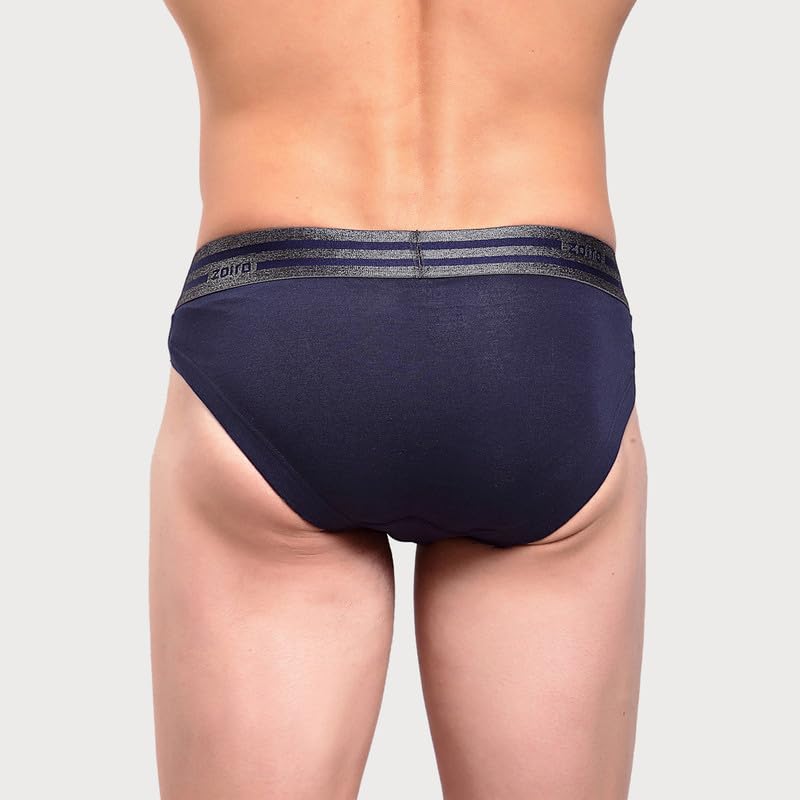 Image of Zoiro Men's Cotton Blend Solid Sports Brief (Pack of 2) |Colours May Vary