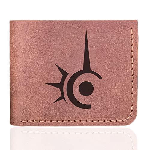 FF Red Mage Leather Wallet Mens, Gamer Wallet, Gamer Gifts, Personalized Mens Wallet, Christmas Gift for Him, Custom Leather Wallet Handmade, Husband Gift, Boyfriend Gift, Geek Gift k582