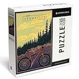 Tennessee, Mountain Bike, Ride The Trails (1000 Piece Puzzle, Challenging Jigsaw...