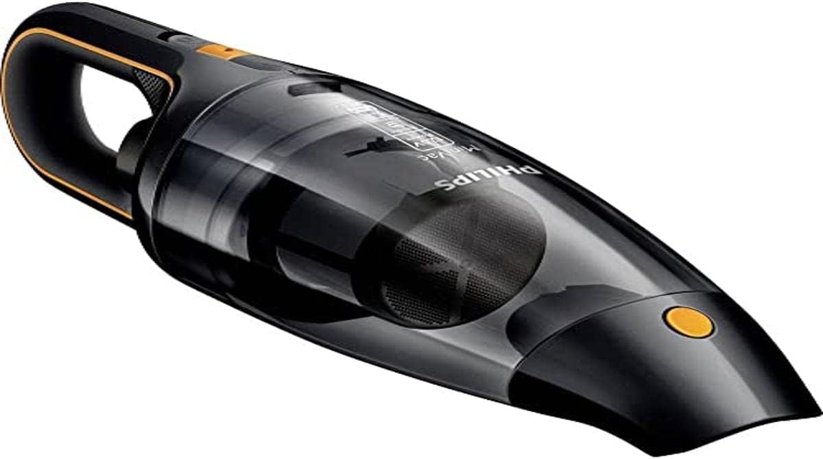 Odkurzacz ręczny Philips MiniVac - bezworkowy, z cyklonowym przepływem powietrza i dyszą aerodynamiczną - bateria 10,8 V (FC6149/02)
