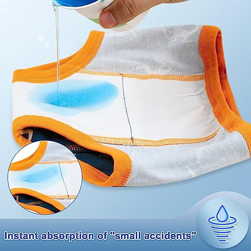 Image of MooMoo Baby Training Underwear for Boys and Girls Absorbent Toddler Training Pants for Girs 2T-7T