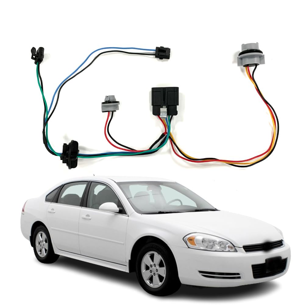 FCNFLZF Headlamp Wiring Harness,Compatible with Impala 2006-2013, Monte Carlo 2006 2007, Impala Limited 2014 2015, Front Right or Left