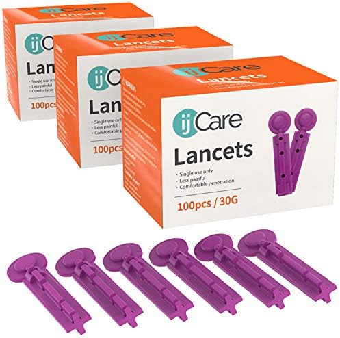 ijCare 30g Lancets for Blood Testing (300pcs) – Fits Any Standard Lancet Devices, and Diabetic Lancing Device in Our Blood Sugar Test Kit, Affordable Diabetic Supplies/Finger Pricker (3)
