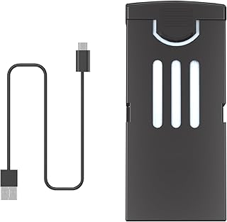 FERIETELF B12 Drone Replacement Accessory Kit, with 1 Pc 3.7V Modular Rechargeable Li-po Battery, 1 Charging Cable