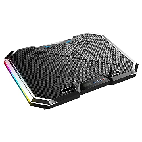 Base enfriadora para laptop RGB con 6 ventiladores miniatura 1