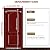 YYFANG Hanging Beaded Door Blinds, All Solid Wood Gourd Bead Curtain Wedding Birthday Party Holiday Decoration, Suitable for Living Room And Kitchen ( Color : 21shares , Size : 1.55m )