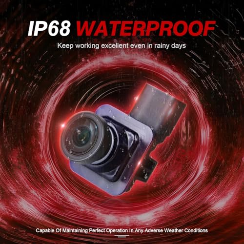 Image of Rear View Park Assist Backup Camera Replacement Compatible with Ford Edge 2011-2015 Lincoln MKX 2011-2013 Replaces# BT4Z-19G490-B