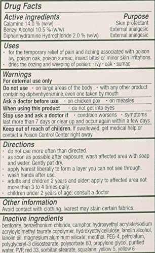 Image of Ivarest Poison Ivy Itch Cream, 2 Ounces, Poison Ivy Cream, Max Strength Poison Ivy Relief, Poison Ivy Treatment, Poison Oak, Insect Bite Relief, Fast-Acting Itch Relief, Anti-Itch, Medicated, 1 Pack