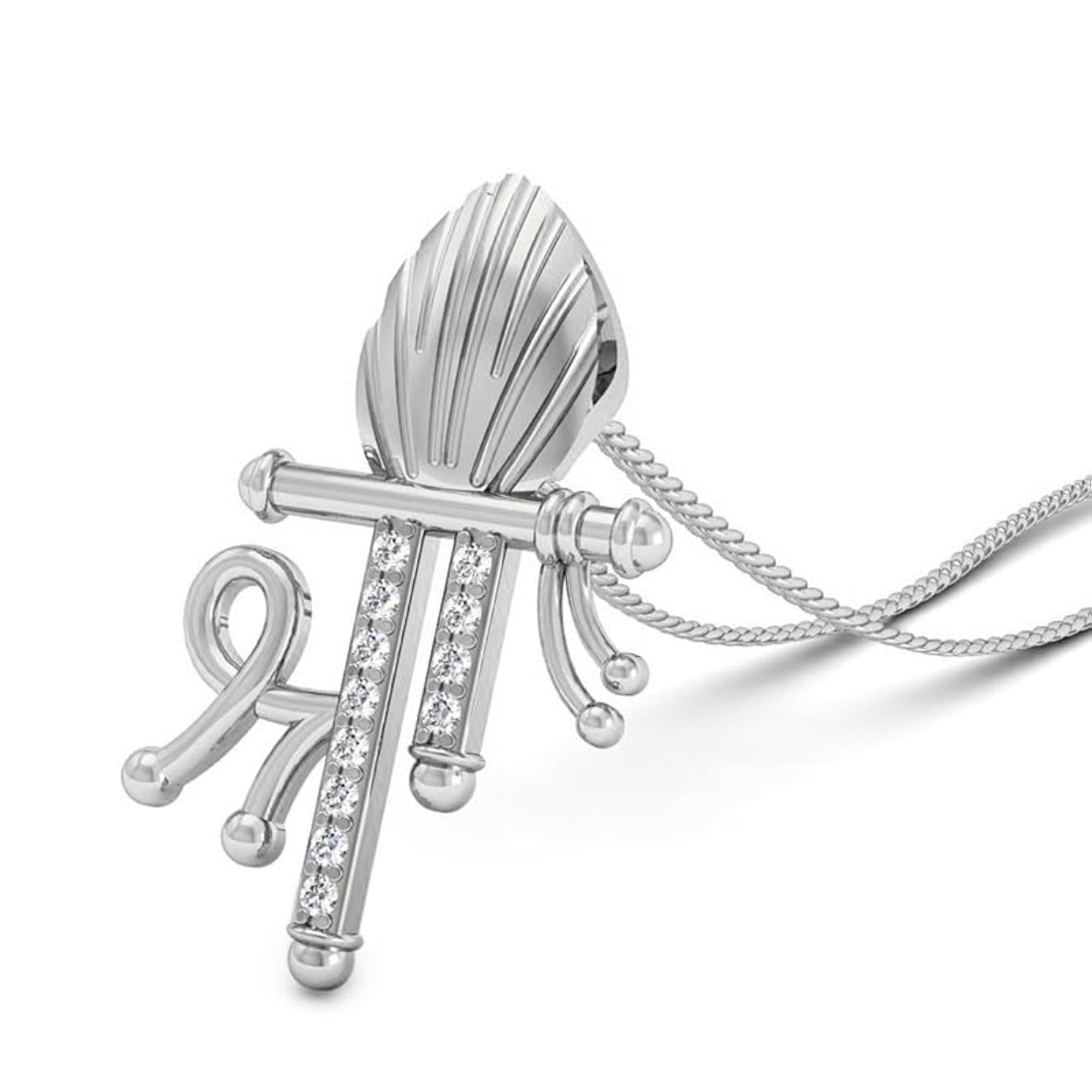 Stylish 925 Sterling Silver Shree Krishna Pendant Necklace