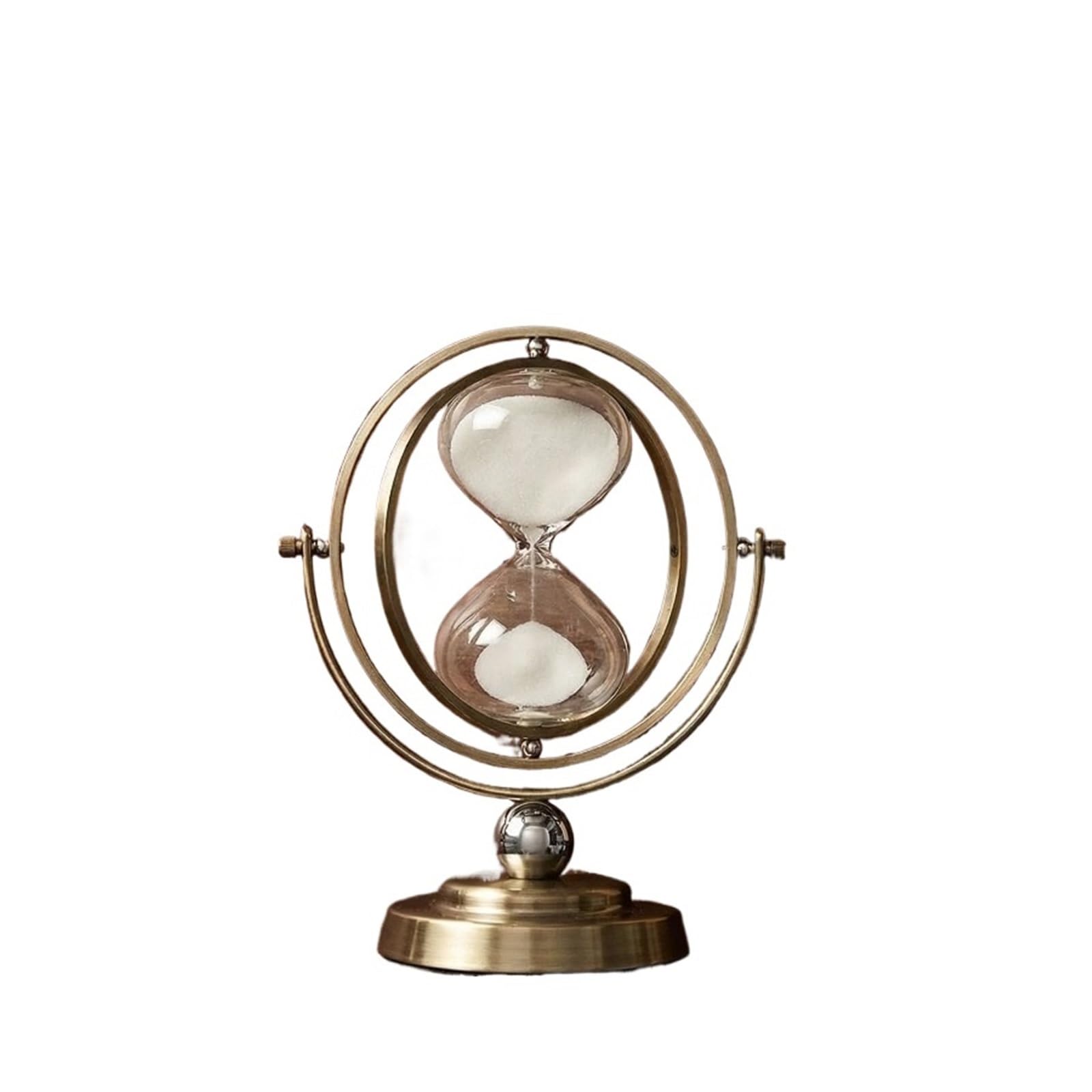 1 Stück rotierende Sanduhr, ästhetische, Vintage-Sanduhr für Hochzeits Dekoration