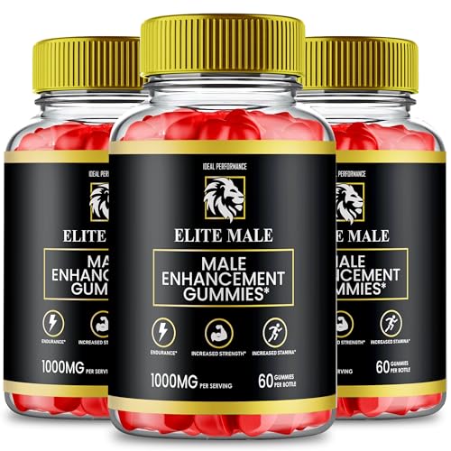 EliteMale Gummies, EliteMale Gummy, EliteMale All Natural Gummies, EliteMale - Maximum Strength, EliteMale Performance, EliteMale Official Gummies, EliteMale Advanced Gummy Reviews (3 Pack)