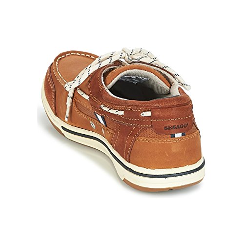 Image of Brown Cognac Triton Three Eyelets FGL by SEBAGO IT