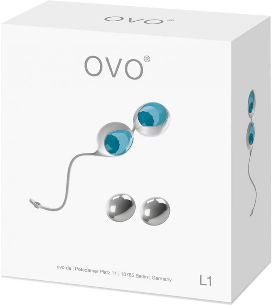 Ovo Ovo L1 Kegel Balls, Blue