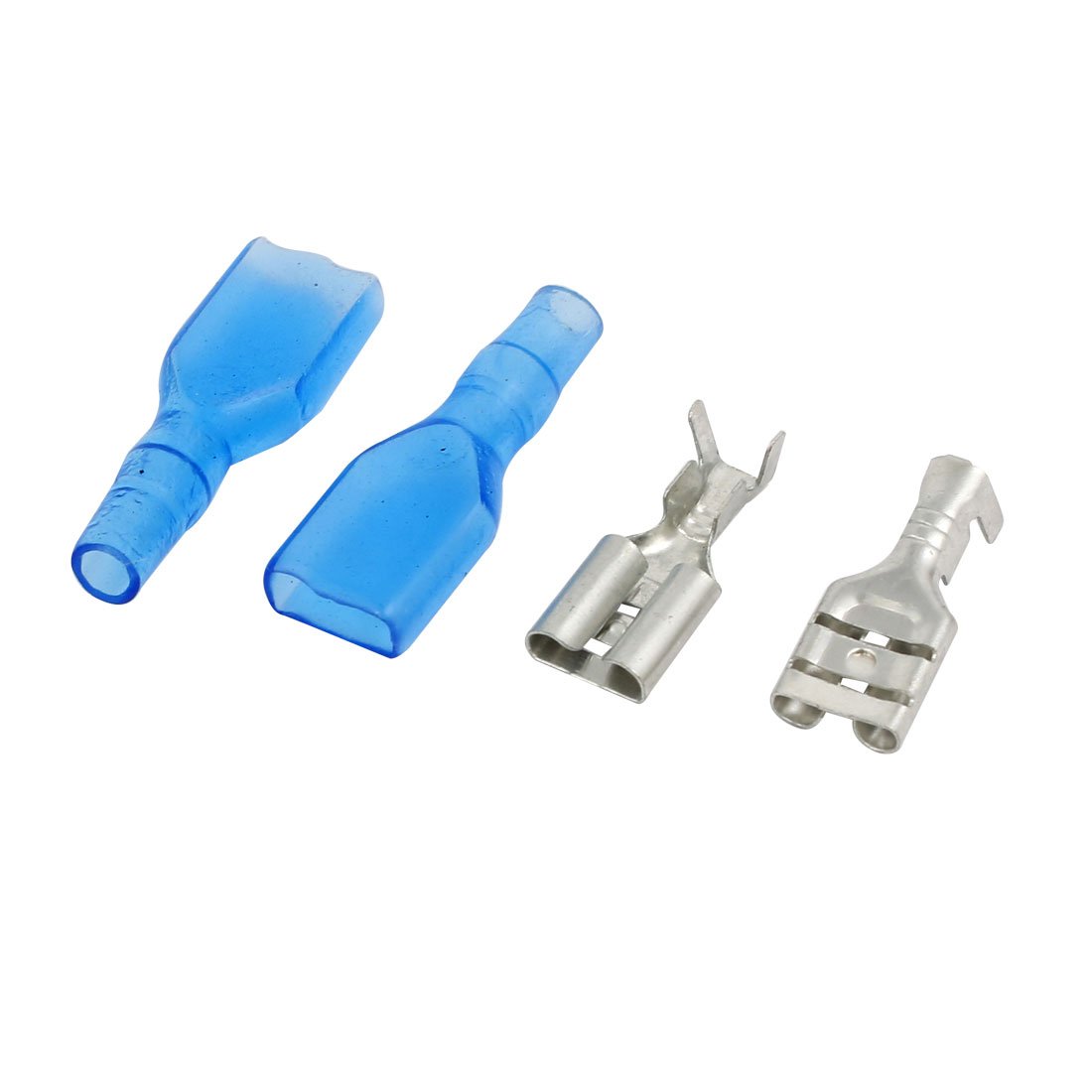 Morris Products 10110 Spade Terminal, Vinyl Insulated, Red, 22-16 Wire Size, 4 Stud Size, 200-Pack