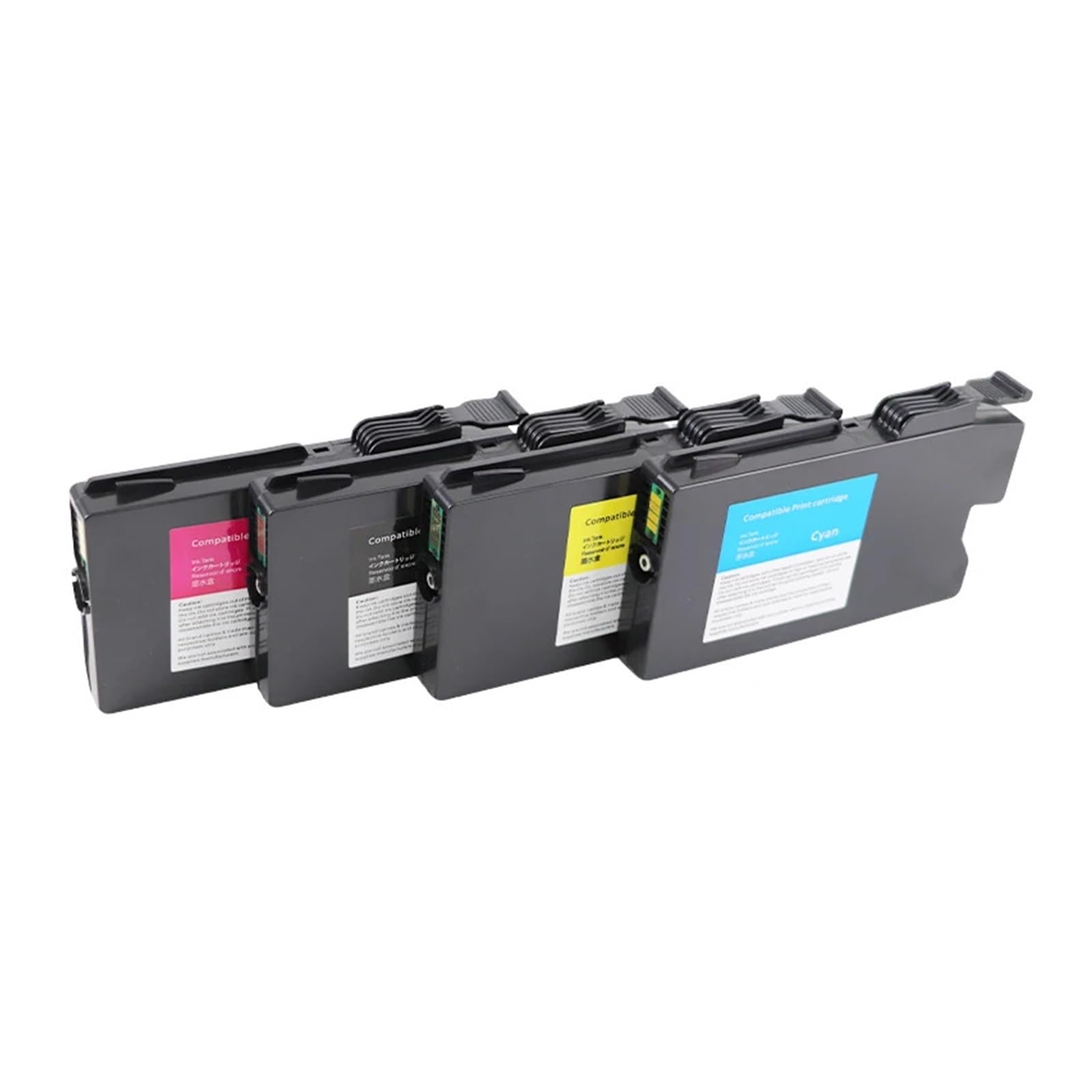 Generico CW2200 4 cartucce d'inchiostro a colori compatibili for Ricoh | MP CW2200 CW2200SP CW2201SP, cartuccia plotter, set di inchiostri a 4 colori, stampa tecnica,(Black)