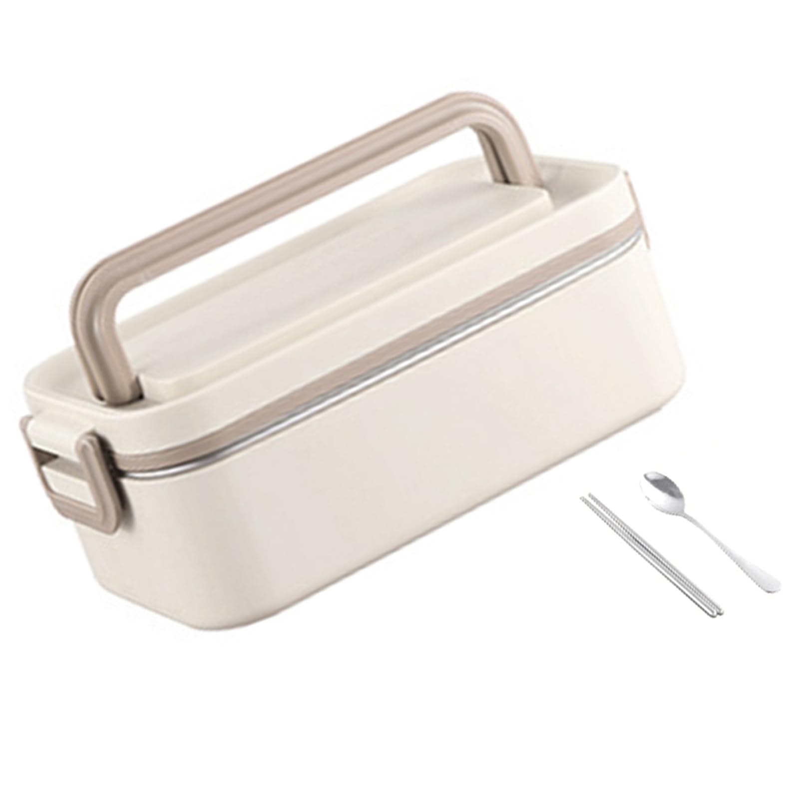 carotoe Portable Student Bentos Box Student Lunch Box 304Stainless Steel Bentos Case Meal Suitable for Meals and Snacks Meal Preps Container