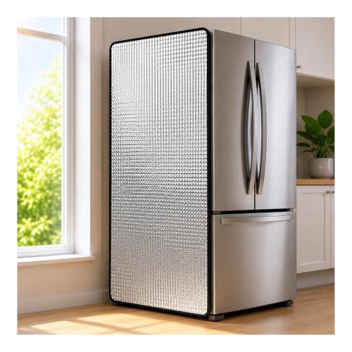 Cubierta aislante térmica para refrigerador para evitar sobrecalentamiento por sol lateral