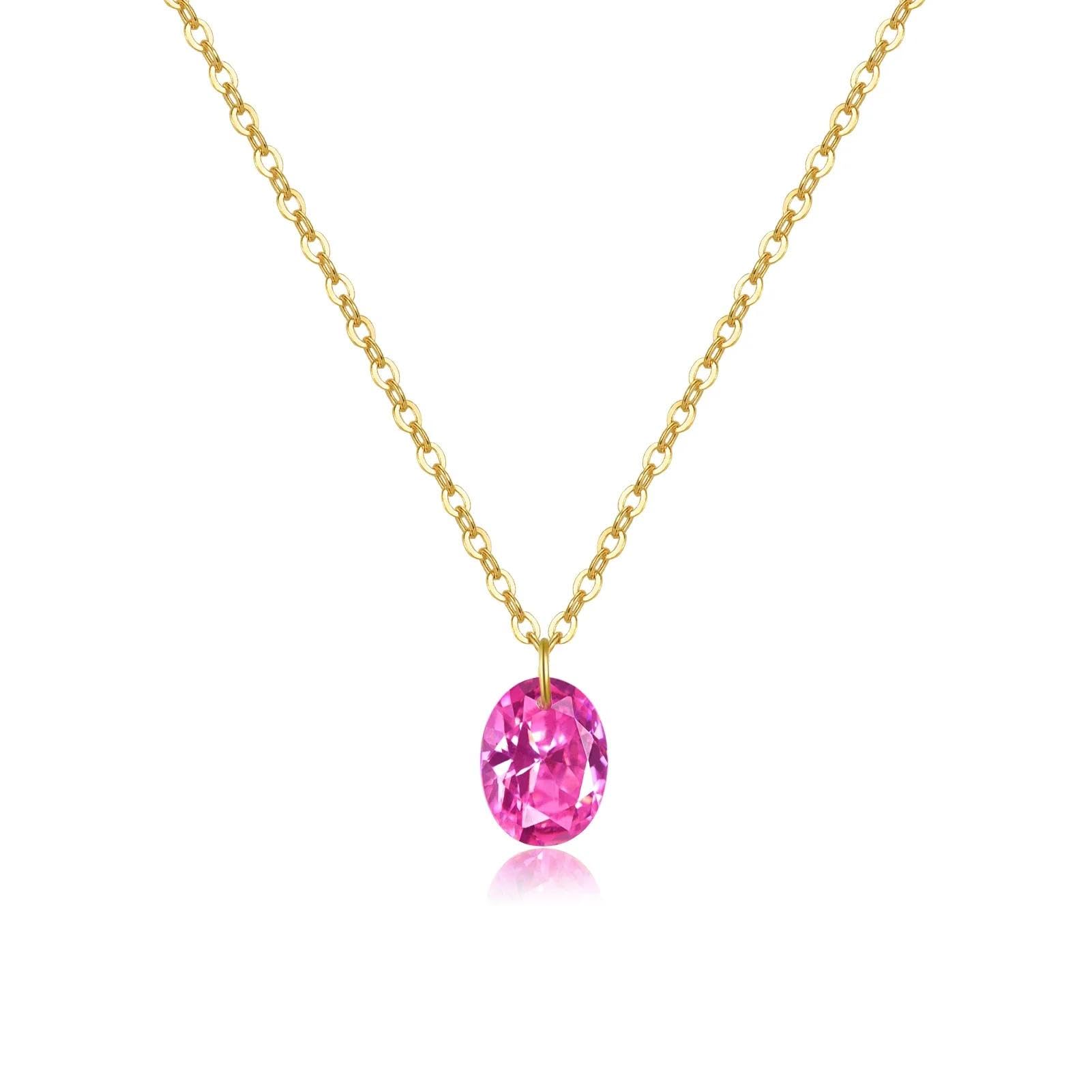 Halskette Ketten Schmuck Herren Frauen Anhänger Necklacehalskette Mit Ovalem Anhänger Lange Kette