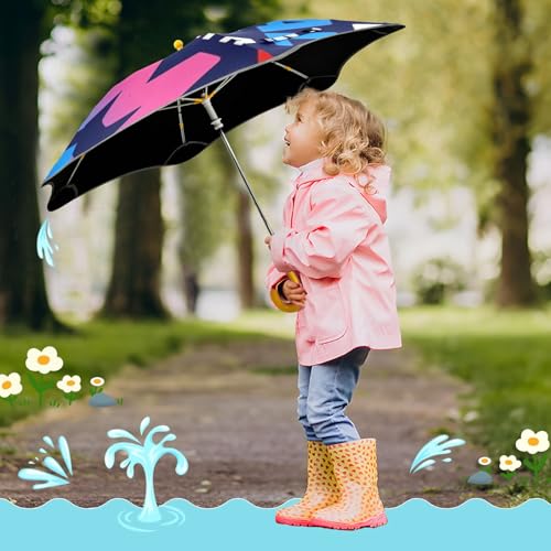 Paraguas para niños con autismo seguro contra el viento y la lluvia 7