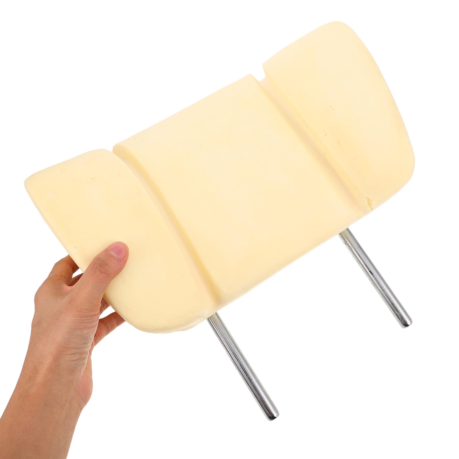 NUOBESTY Coussin D’Appui-Tête en Mousse de Rechange pour Siège de Voiture et Camping-Car Insert Ergonomique Tube en Fer Soudé sans Housse Confortable et Solide Adapté aux Déplacements