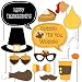 Give Thanks - Thanksgiving Party Photo Booth Props Kit - 20 Count