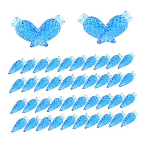 Homoyoyo 100pcs Blue Nut Pendant Night Light Bulbs Covers Novelty Bulb Covers for Outdoor Light Easy Installation
