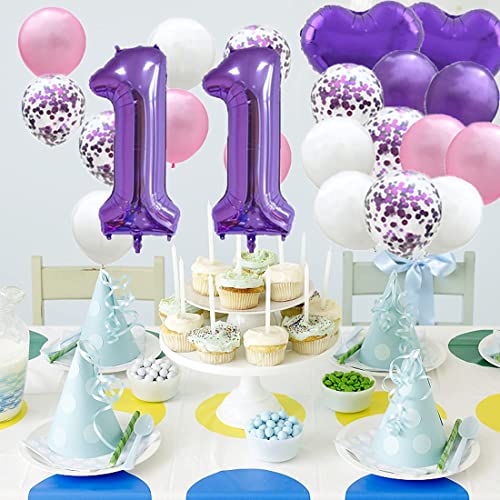 Palloncino per 11° compleanno, decorazioni per 11°...