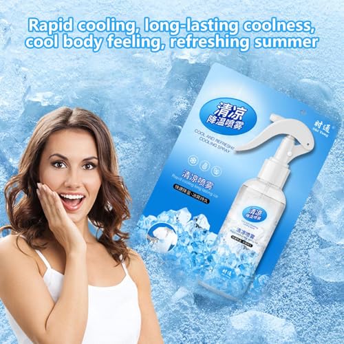 Refrescante niebla 100ml - Spray Body y calmante y cara protectora | Anti-chañadores instantáneos, accesorio de enfriamiento de verano, hidratación y reparación - imagen 6