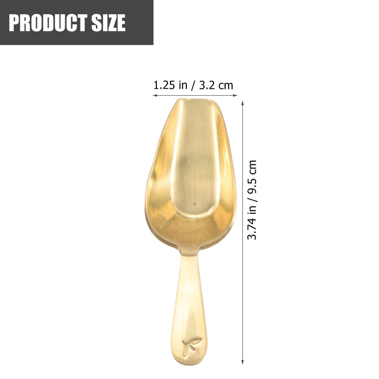 Alipis 5stücke Brass Tea Scoop Handgefertigte Mini Teelöffel Reinem Messing Für Lose Teeblätter Langlebig Und Leicht Zu Reinigen Perfektes Küchenutensil Für Teeliebhaber