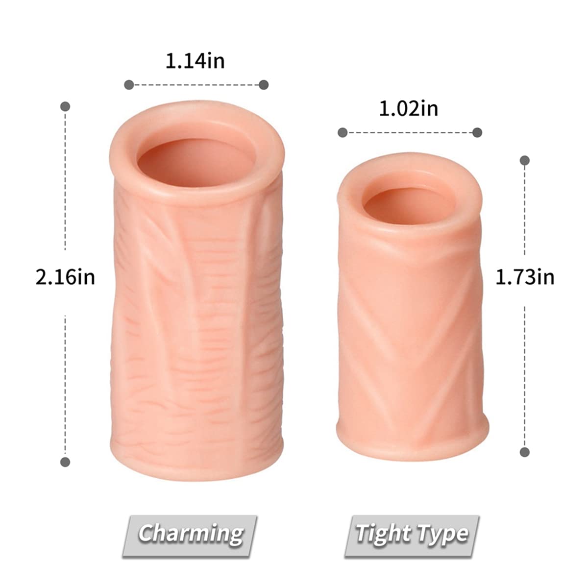 Adulti Dǐldồ Erồtismồ Manicotto Di Prolunga Maschio in Silicone Di Resistenza Kit Ortesi in Due Pezzi per Uomo Ṥvilûppâtorè Mán&Icá Del Pè&Nè Po&Mpâ Ingrânðimènto Âllûngâmènto Â Vûoto Ûomo Pè&Ni