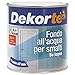 GDM 600018109600210 Pittura acrilica di Preparazione per smalti ad Acqua su Supporti in Legno, Bianco, 500 ml (Confezione da 1)