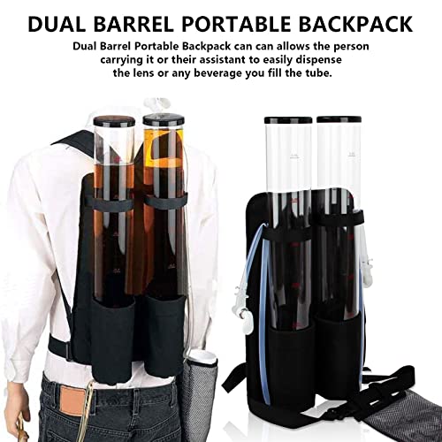 Psler BE-WA0056 Dual Barrel Portable Backpack Dispenser Beverage Drink Beer Alcohol Dispenser thumb #1