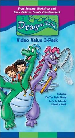 Dragon Tales 3-Pack vols. 7-9 Do the Right Thing/Let's Be Friends/School is Cool VHS