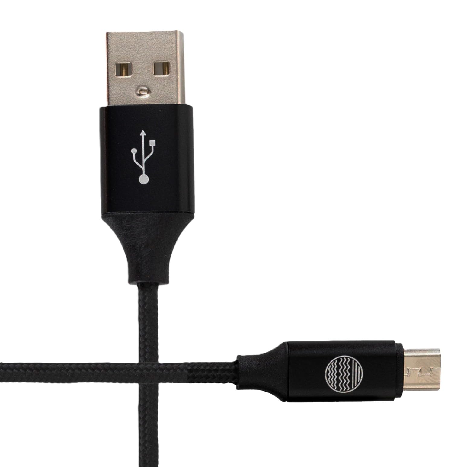 OUR PURE PLANET USB A to Micro USB Cable Fast Charging – 1.2m Nylon Braided Charger Cord for Android, Power Banks & Devices – Eco Friendly
