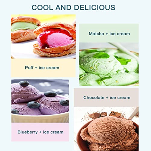 Eismaschine mit Countdown-Timer, Kleine automatische hausgemachte Eismaschine für die Herstellung von Fruchtsorbet… – Bild 3